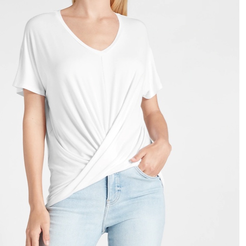 ❤️3X20 AMERICAN EAGLE Relaxed Cross Front V-Neck Tee | XS